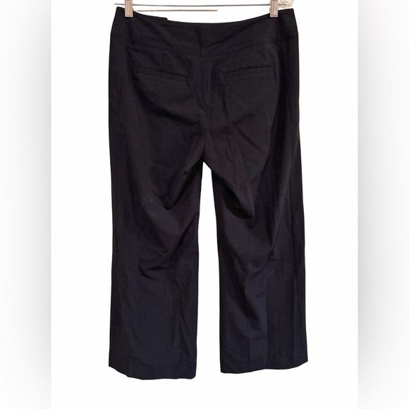 CAbi Wide Leg Side Buttons Sailor Pants Black Women's Size 6 Pockets - Picture 5 of 7